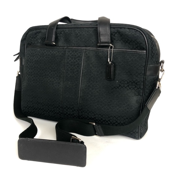 coach laptop briefcase